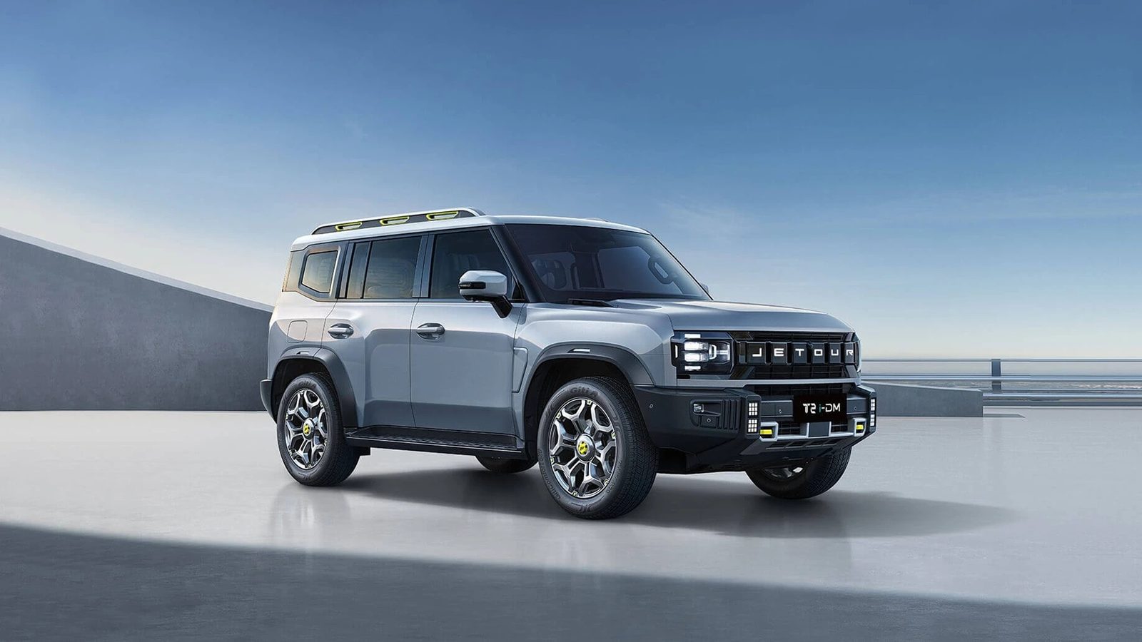 Chery Group Jetour Shanhai T2 / Traveller C-DM 2025 — экстерьер, studio front 3q, рынок China / global Jetour T2 i-DM reference