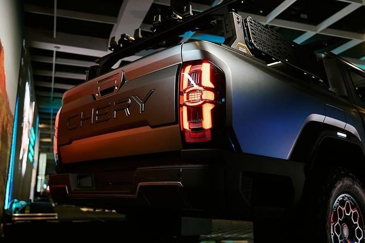 Chery Rely Pickup Chery Stockman PHEV 2026 — экстерьер, rear 3q detail, рынок Australia pre-launch