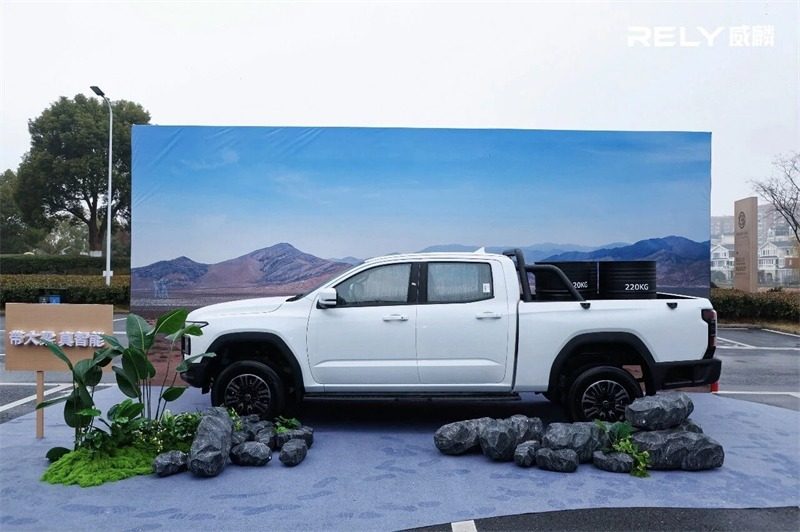 Chery Rely Pickup Rely R08 EV / Himla EV 2026 — экстерьер, вид сбоку, рынок China