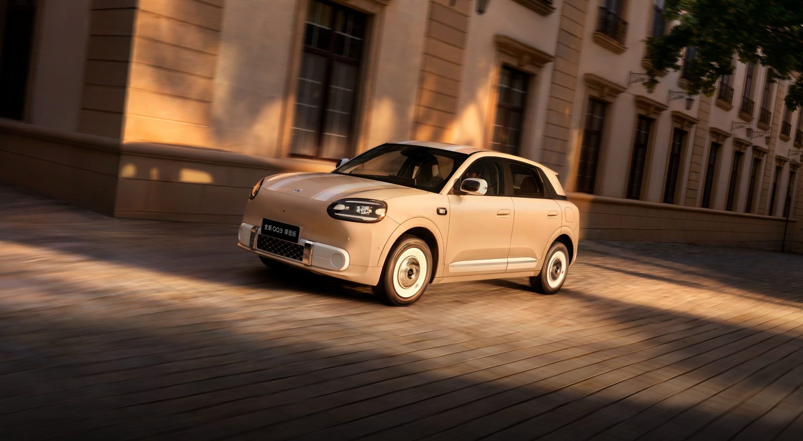 Chery Group QQ3 EV 2026 — экстерьер, вид спереди 3/4, рынок china
