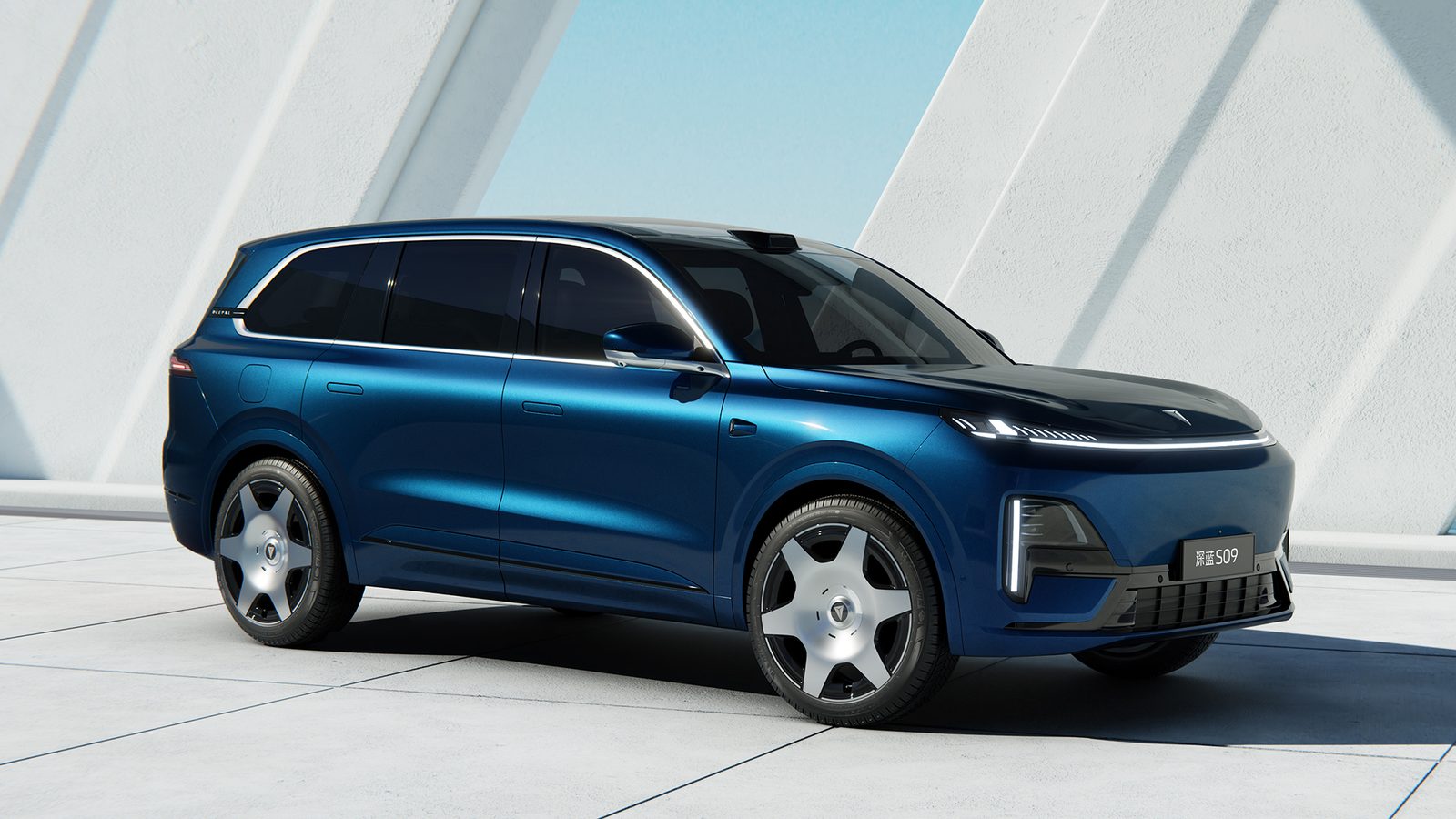 Deepal S09 EREV 2025 — экстерьер, side profile color