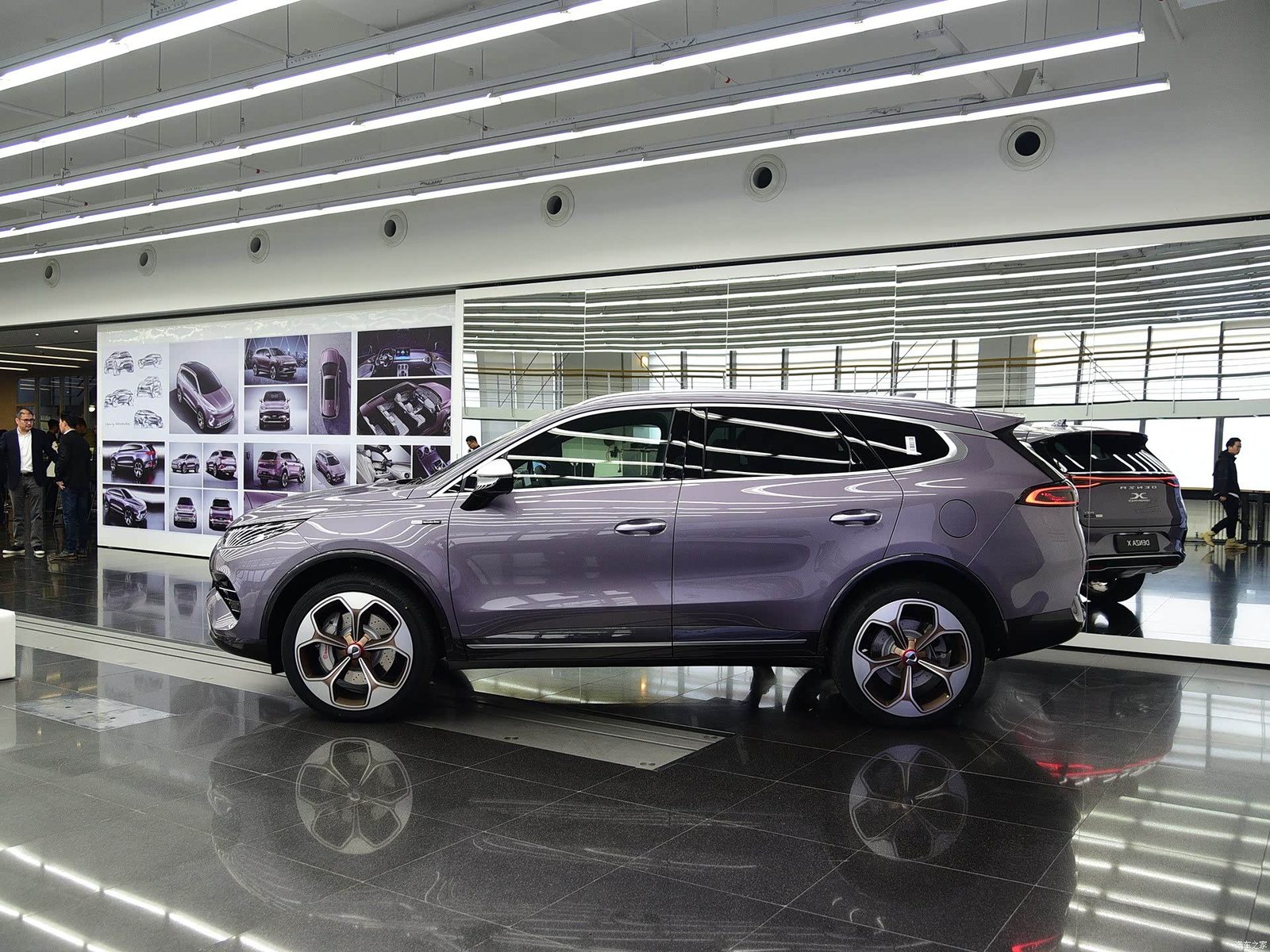 Denza X 2020 — экстерьер, вид сзади 3/4, рынок china