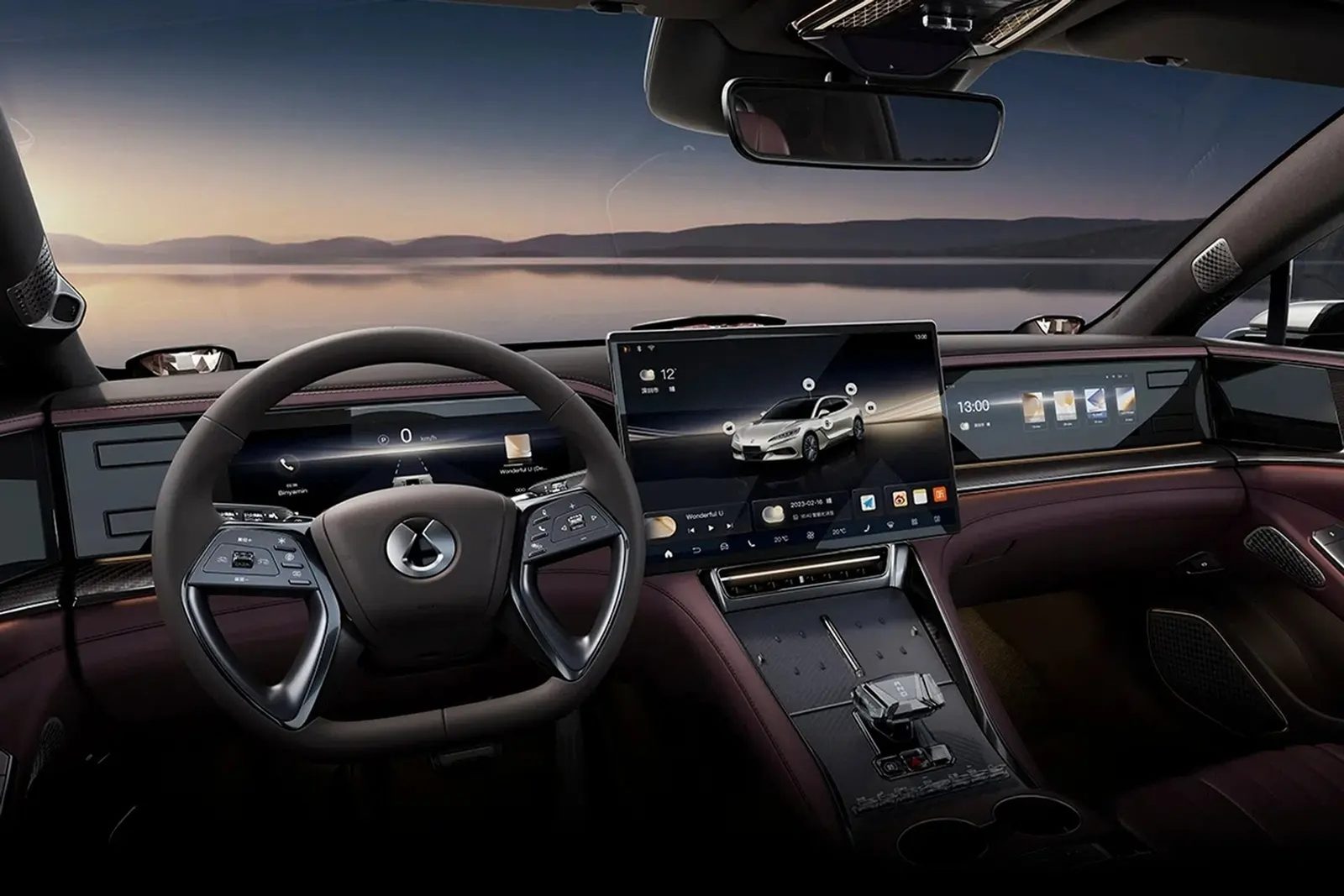 Denza Z9 GT EV 2024 — главное фото модели, интерьер, передняя панель, рынок internal_mvp