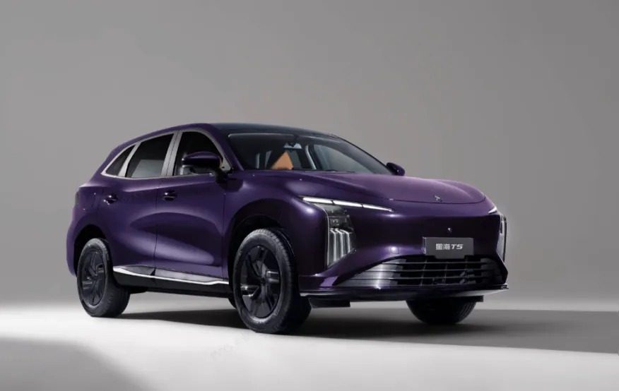 Dongfeng Forthing Xinghai T5 EV 2026 — главное фото модели, экстерьер, вид спереди 3/4, рынок China