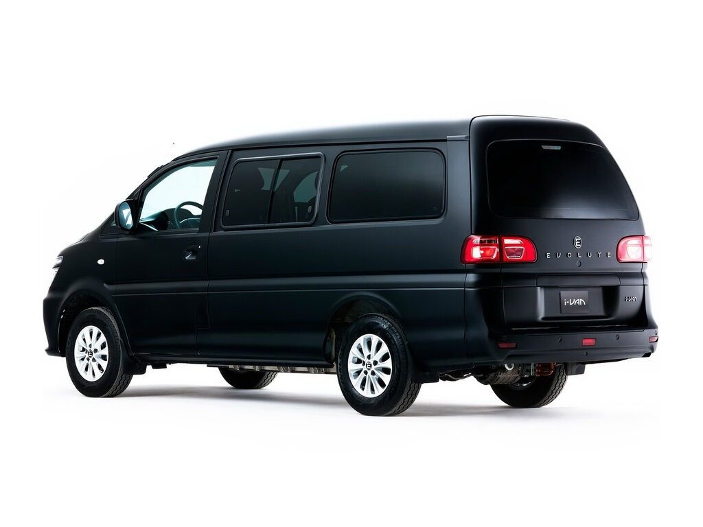 Evolute i-VAN 2024 — экстерьер, rear three quarter black, рынок Russia official dealer