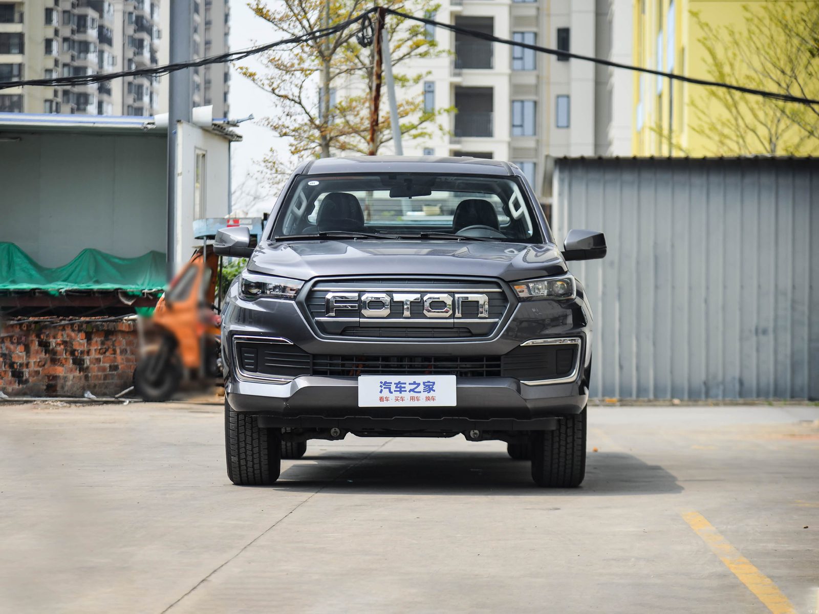 Foton Pickup EV General EV / Da Jiangjun EV 2022 — экстерьер, вид спереди, рынок China