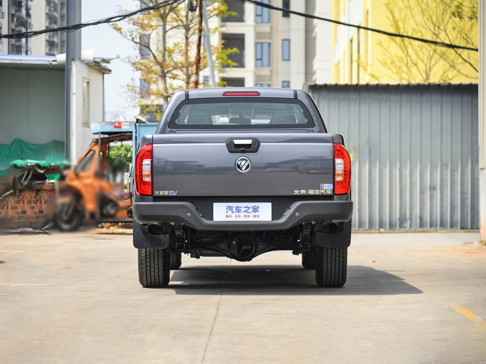 Foton Pickup EV General EV / Da Jiangjun EV 2022 — экстерьер, вид сзади, рынок China