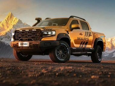 Foton Pickup Mars PHEV 2026 — главное фото модели, экстерьер, вид спереди 3/4, рынок China