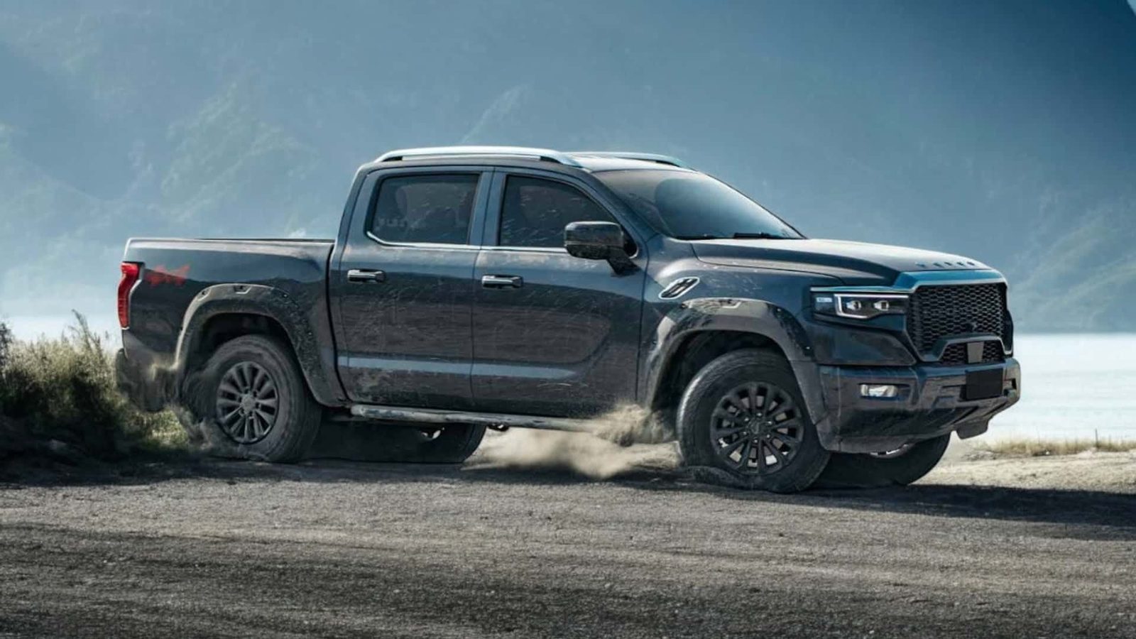 Foton Pickup Mars PHEV 2026 — экстерьер, вид сбоку