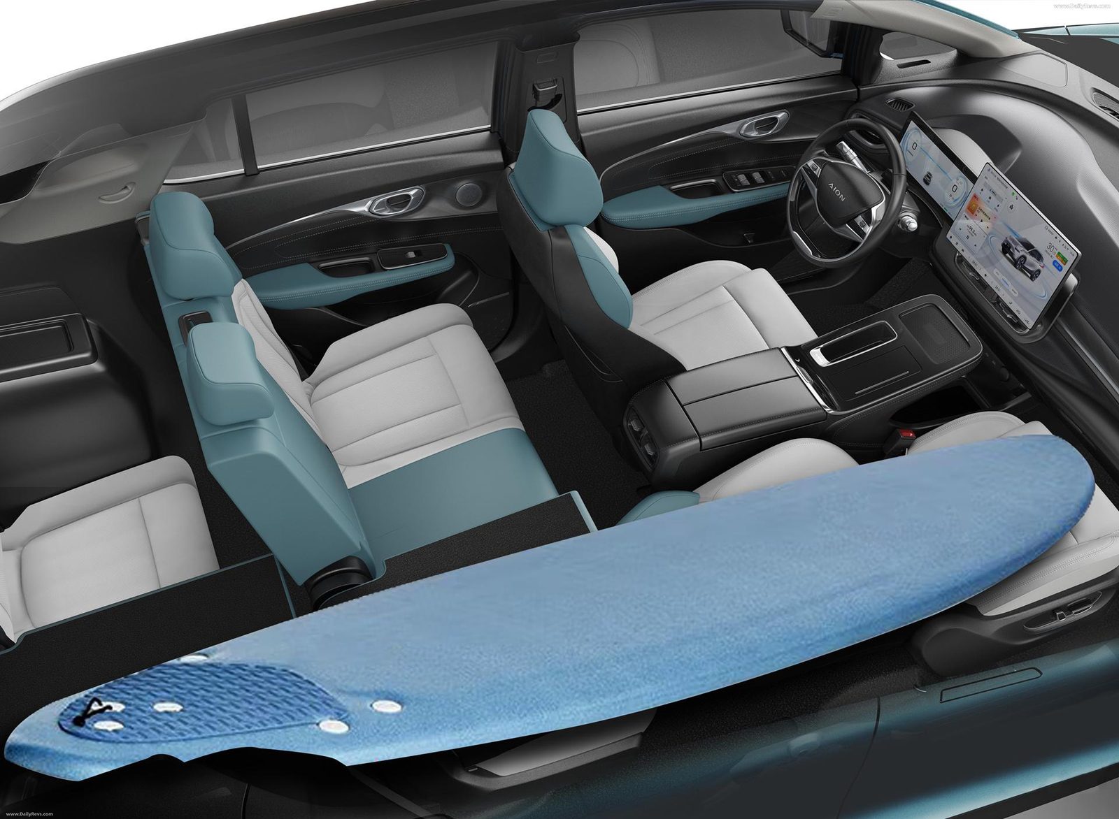 GAC Aion Aion V Plus 2023 — интерьер, seat layout, рынок China/import