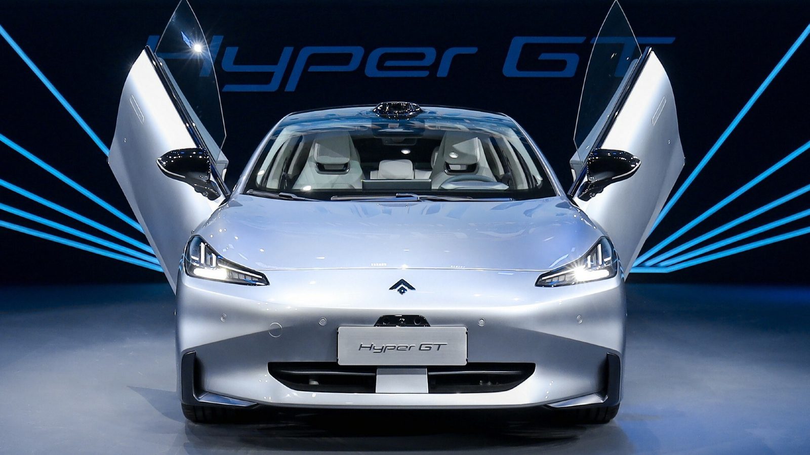 GAC Aion Hyptec GT / Hyper GT 2023 — экстерьер, вид сбоку, рынок internal_mvp