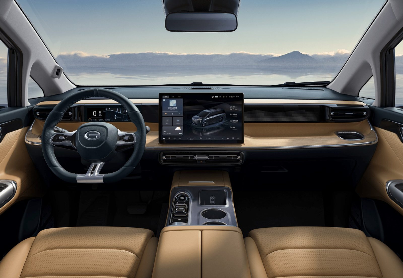 GAC Trumpchi E8 PHEV 2024 — интерьер, второй ряд сидений, рынок internal_mvp