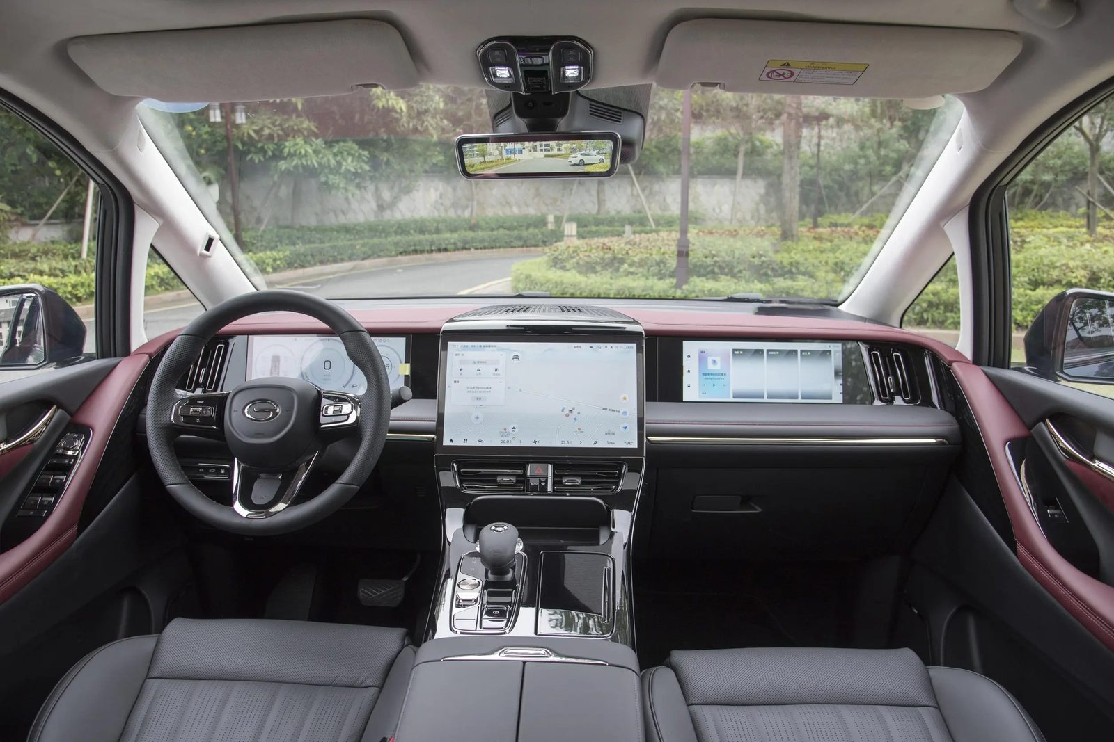 GAC Trumpchi E9 PHEV 2025 — интерьер, второй ряд сидений, рынок internal_mvp