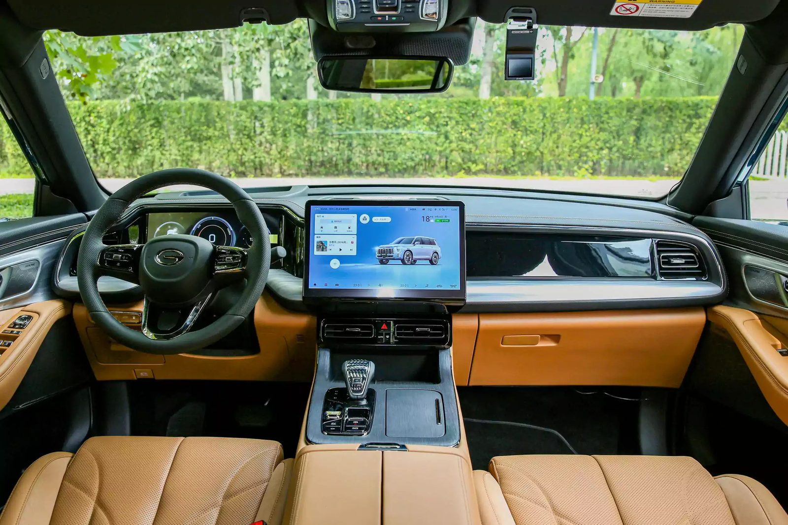 GAC Trumpchi ES9 PHEV 2024 — интерьер, второй ряд сидений, рынок internal_mvp