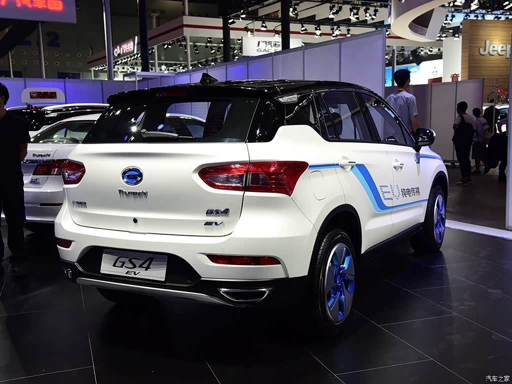 GAC Trumpchi GS4 EV 2016 — экстерьер, rear 3q opposite, рынок China archive exact-specification reference