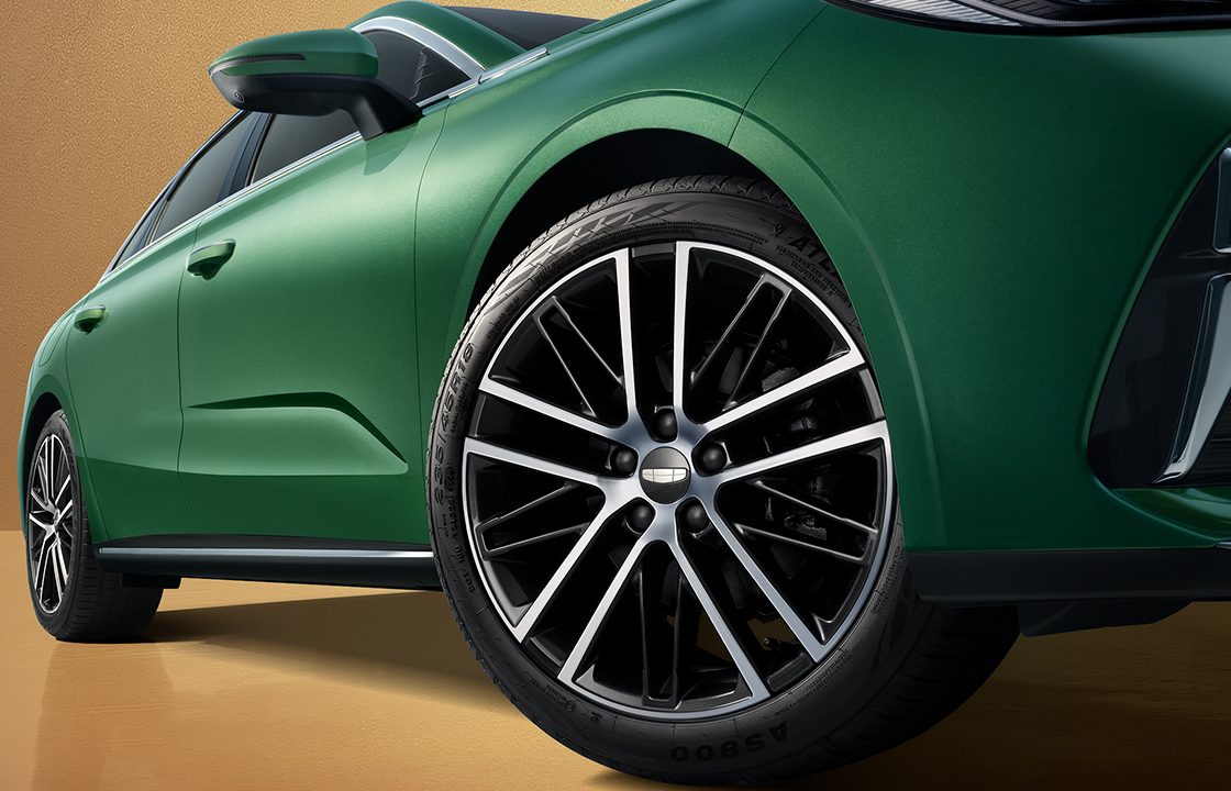 Geely Emgrand i-HEV 2026 — экстерьер, wheel detail official family reference, рынок China launch/reference