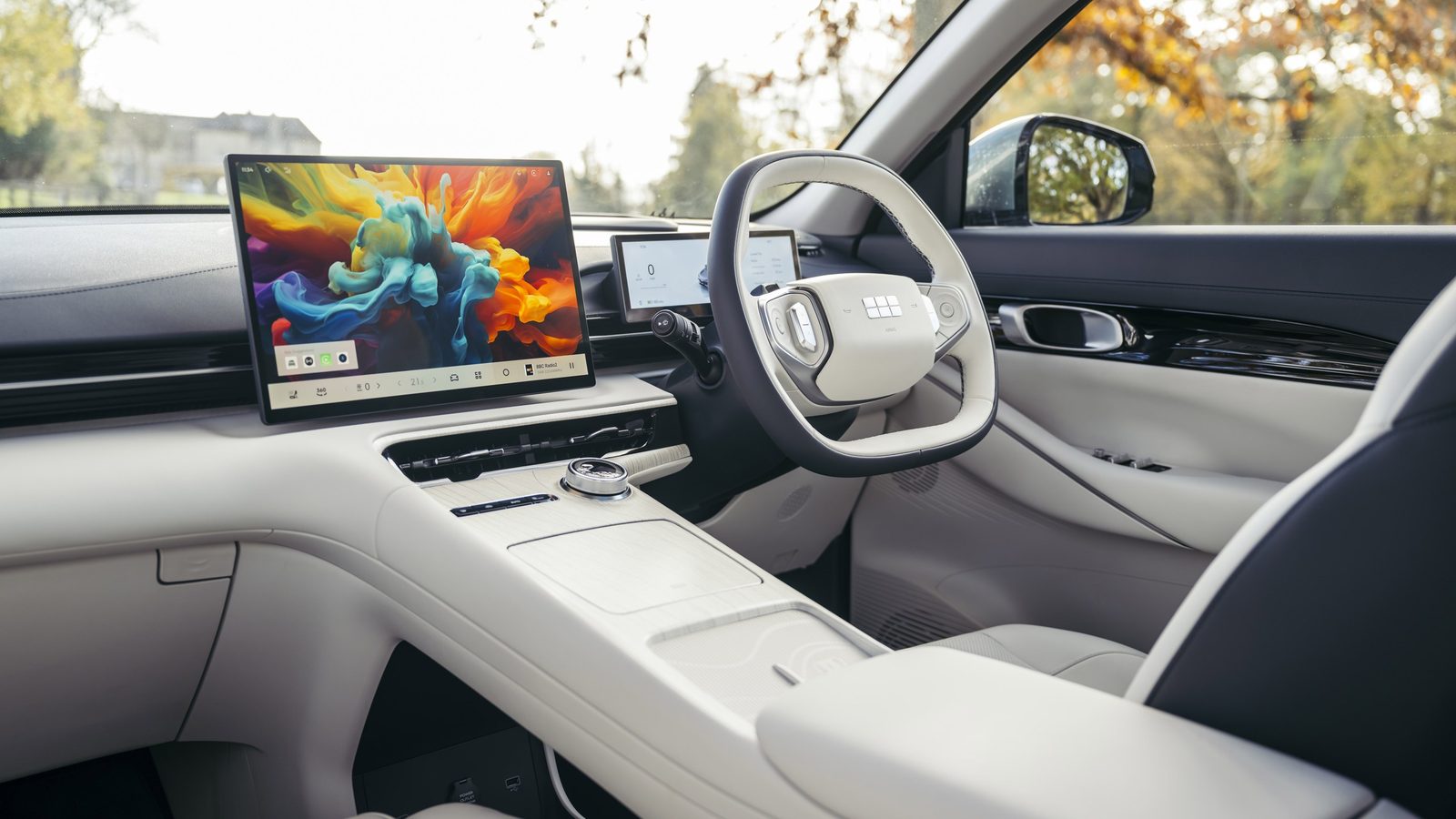 Geely EX5 EM-i 2025 — интерьер, front cabin, рынок internal_mvp