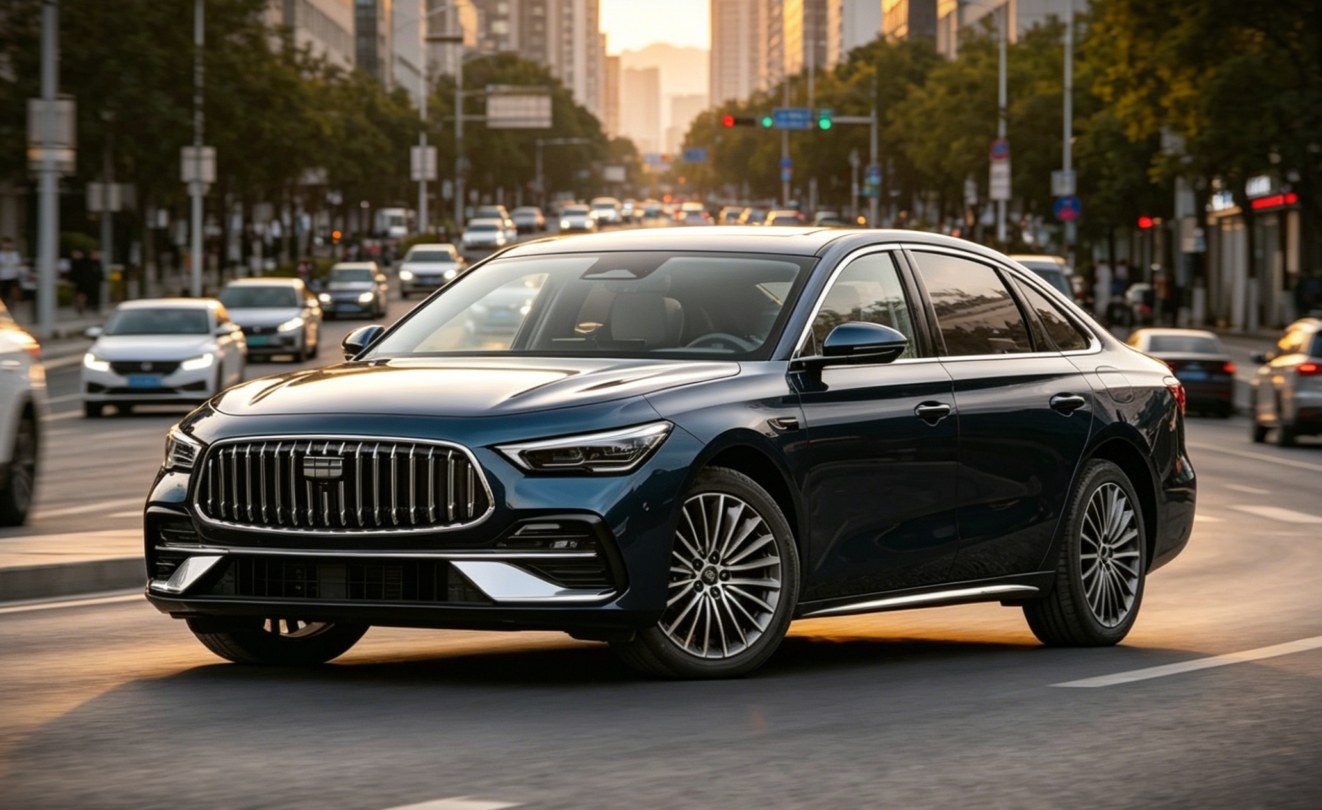 Geely Galaxy Xingyao 7 PHEV 2026 — главное фото модели, экстерьер, вид спереди 3/4, рынок internal_mvp