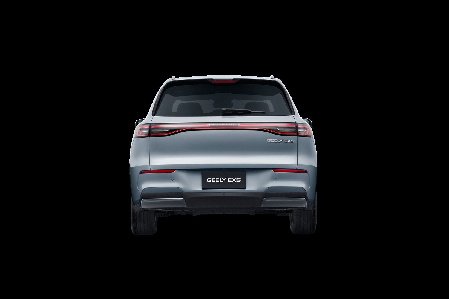Geely EX5 2025 — экстерьер, вид сзади, рынок Global
