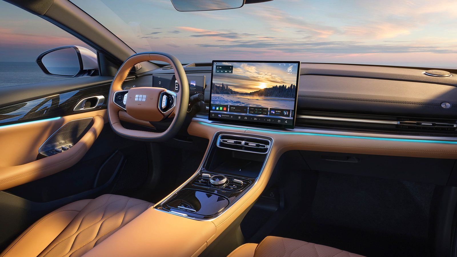 Geely Galaxy A7 EV 2026 — интерьер, второй ряд сидений, рынок internal_mvp