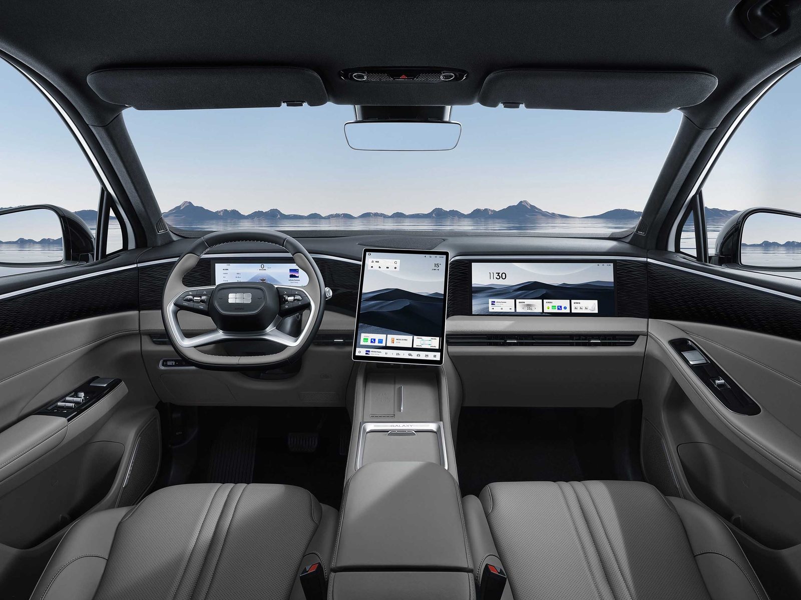Geely Galaxy A7 EV 2026 — интерьер, второй ряд сидений, рынок internal_mvp