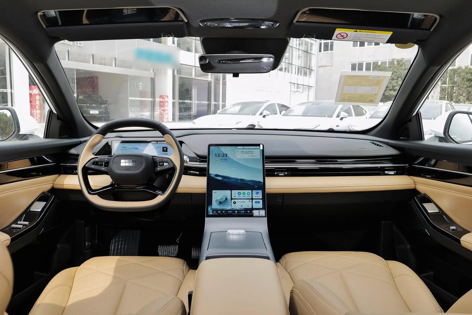 Geely Galaxy A7 EV 2026 — интерьер, второй ряд сидений, рынок internal_mvp