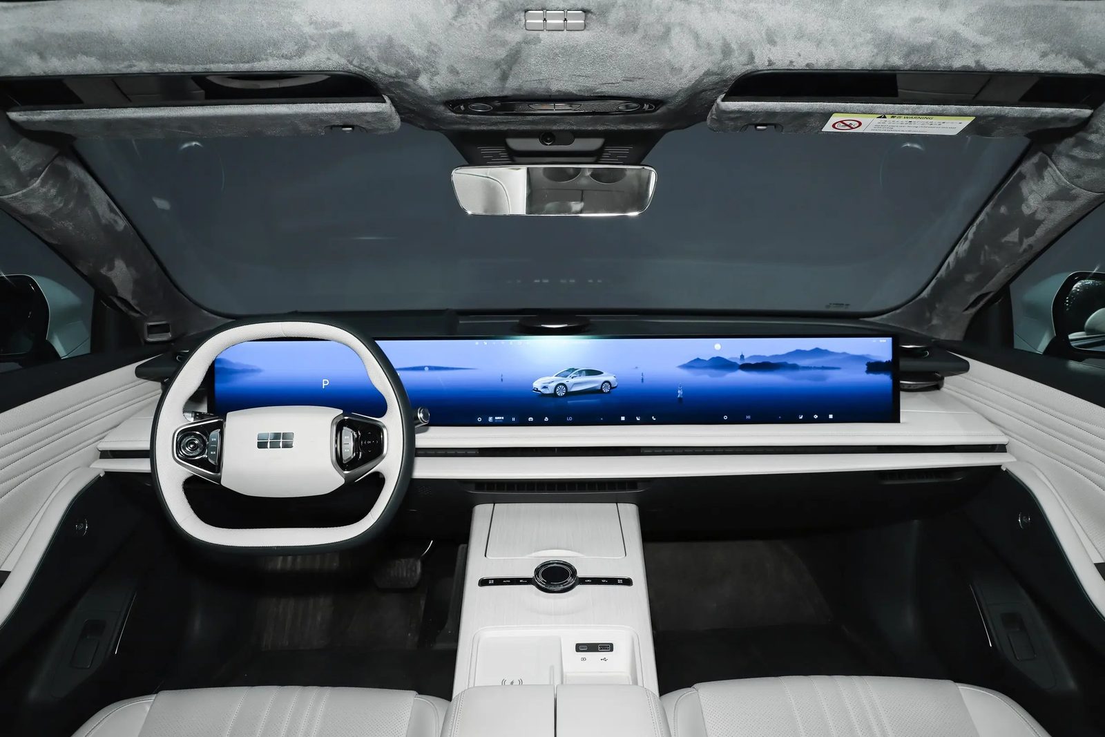 Geely Galaxy E8 EV 2025 — интерьер, второй ряд сидений, рынок internal_mvp