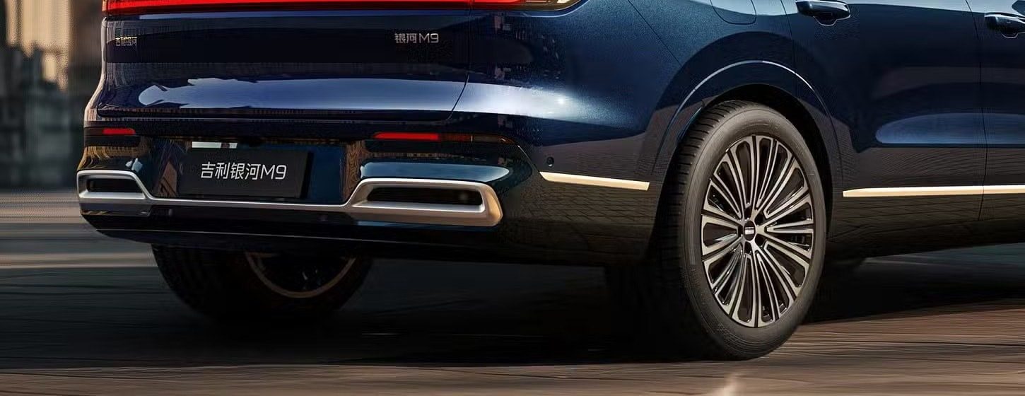 Geely Galaxy M9 2025 — экстерьер, rear detail, рынок internal_mvp