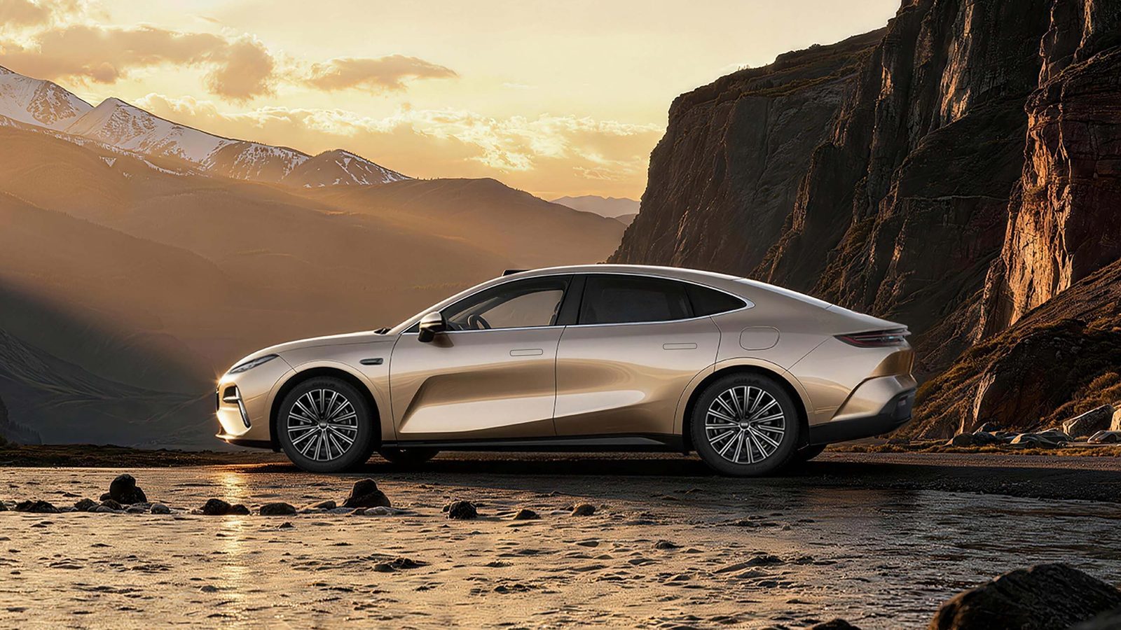 Geely Galaxy Star 8 PHEV 2026 — экстерьер, вид сбоку, рынок China
