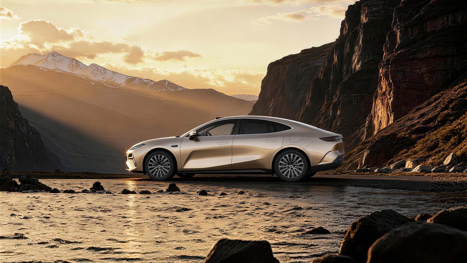 Geely Galaxy Star 8 PHEV 2026 — экстерьер, side scenic, рынок China