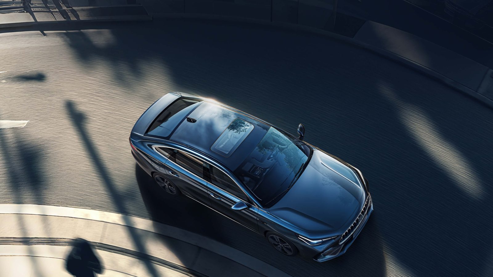 Geely Galaxy Starshine 6 PHEV 2026 — экстерьер, top view, рынок China / official brand media
