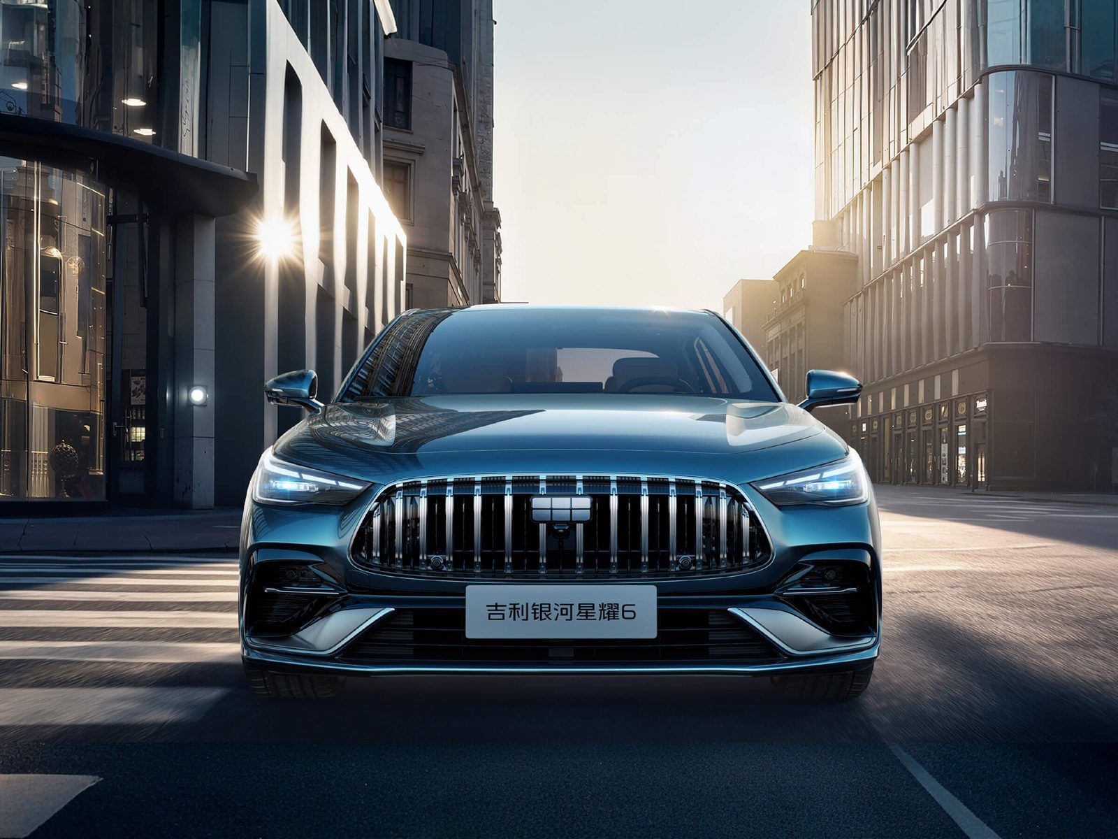 Geely Galaxy Starshine 6 PHEV 2026 — экстерьер, вид спереди, рынок China / official brand media