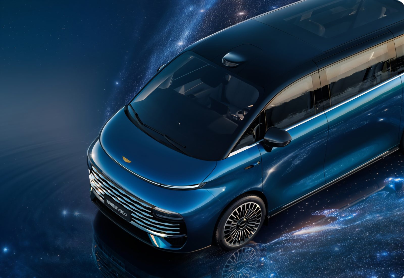 Geely Galaxy V900 2026 — экстерьер, вид спереди 3/4, рынок internal_mvp