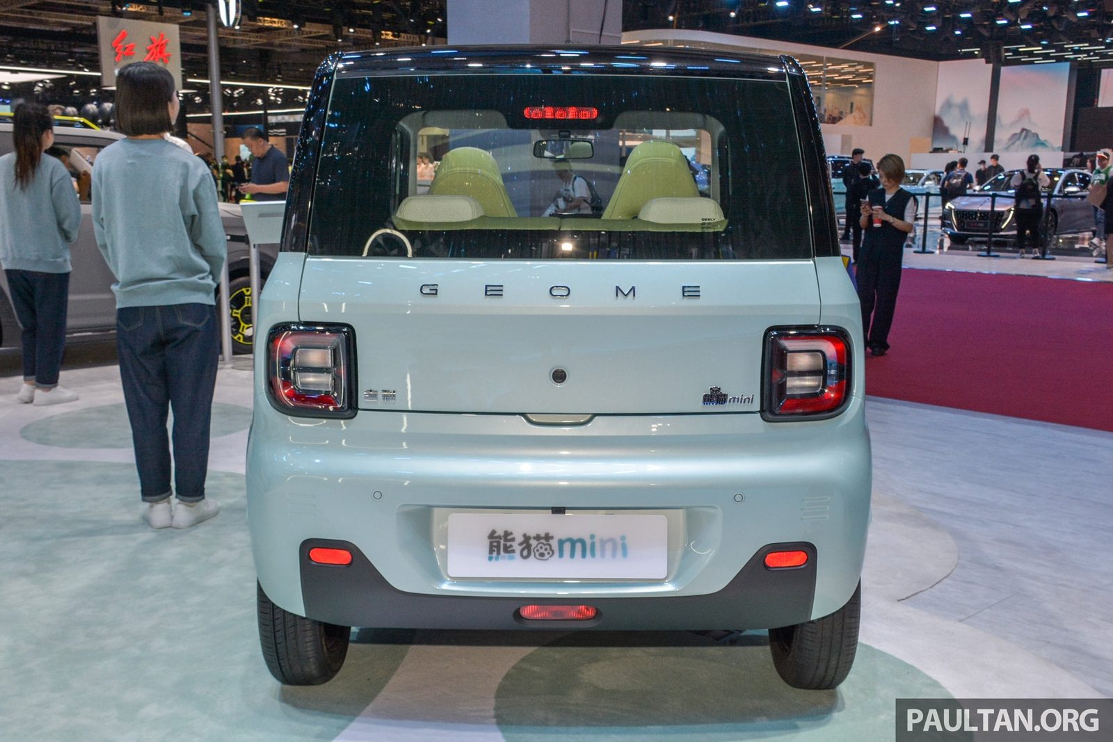 Geely Geome Panda Mini EV 2025 — экстерьер, вид сзади, рынок internal_mvp