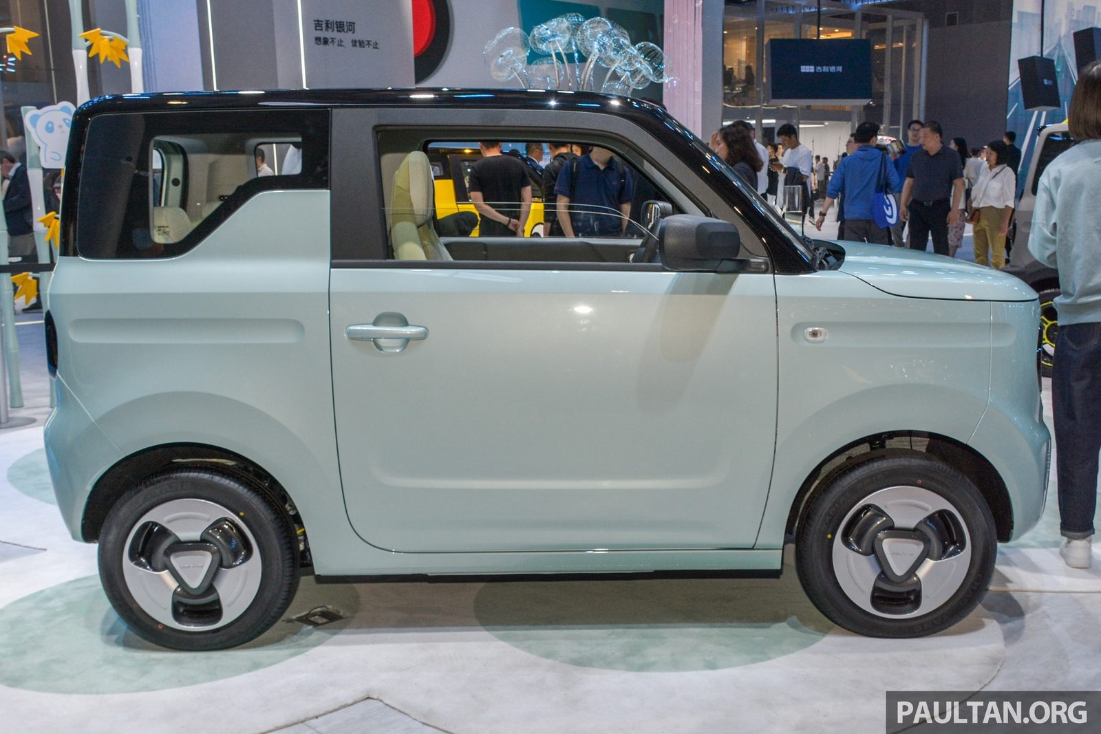 Geely Geome Panda Mini EV 2025 — экстерьер, вид сбоку, рынок internal_mvp