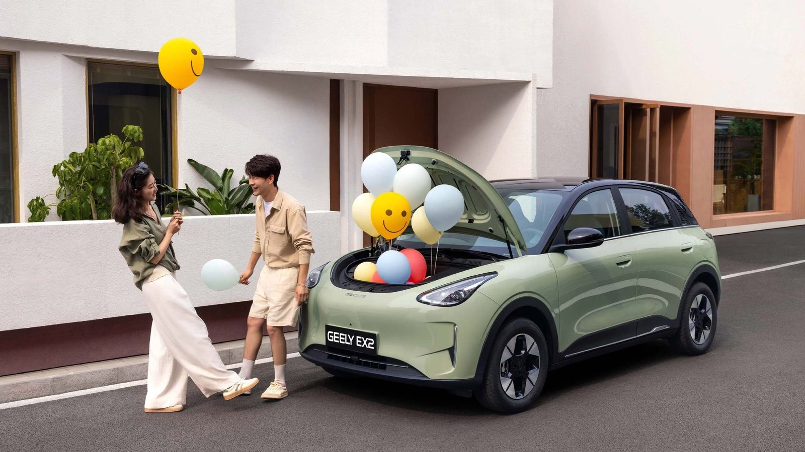 Geely Geome Xingyuan / EX2 2025 — экстерьер, вид сбоку, рынок internal_mvp