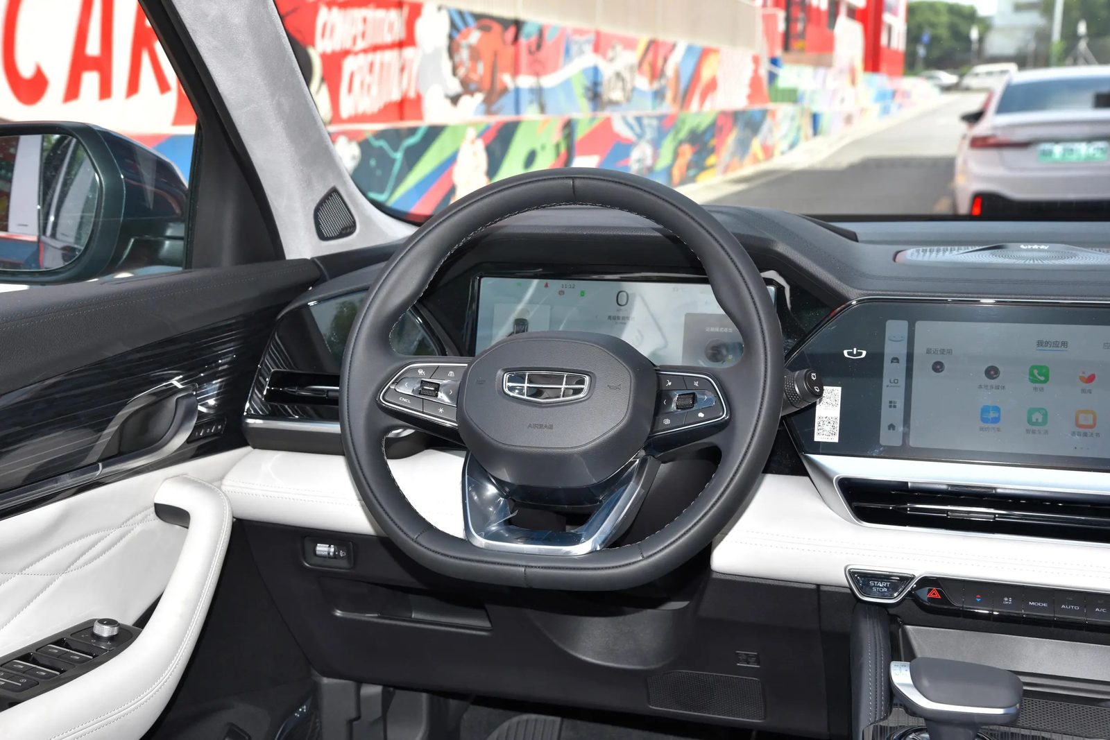 Geely Xingyue L Hi-P 2022 — интерьер, второй ряд сидений, рынок internal_mvp