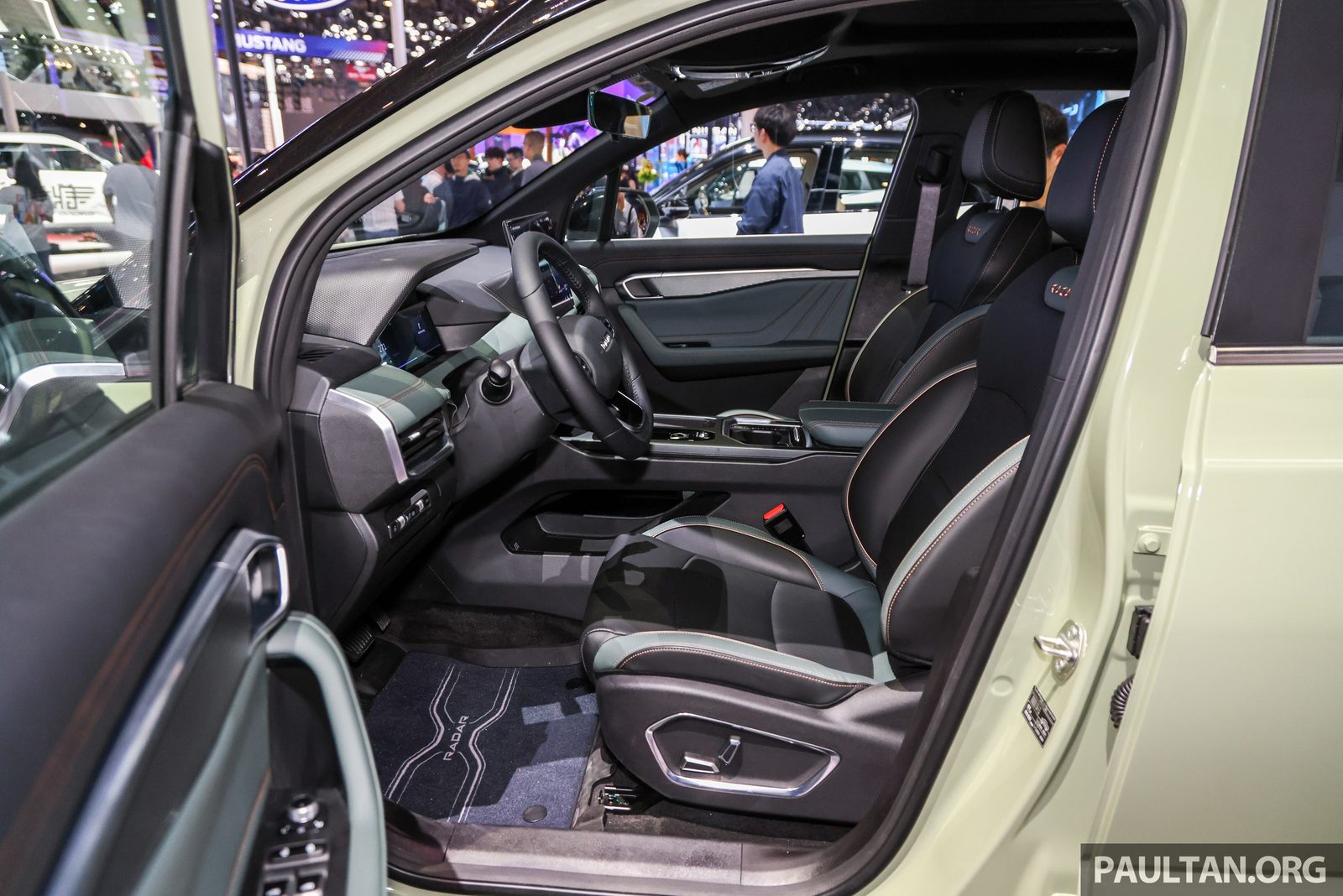 Geely Radar RD6 EV 2025 — интерьер, второй ряд сидений, рынок internal_mvp