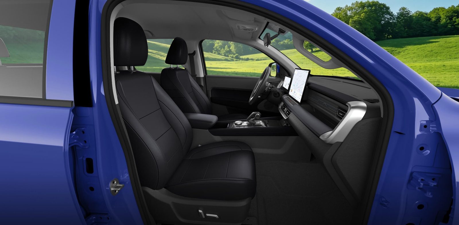 GWM Pickup Commercial Cannon PHEV 2026 — интерьер, front cabin, рынок China