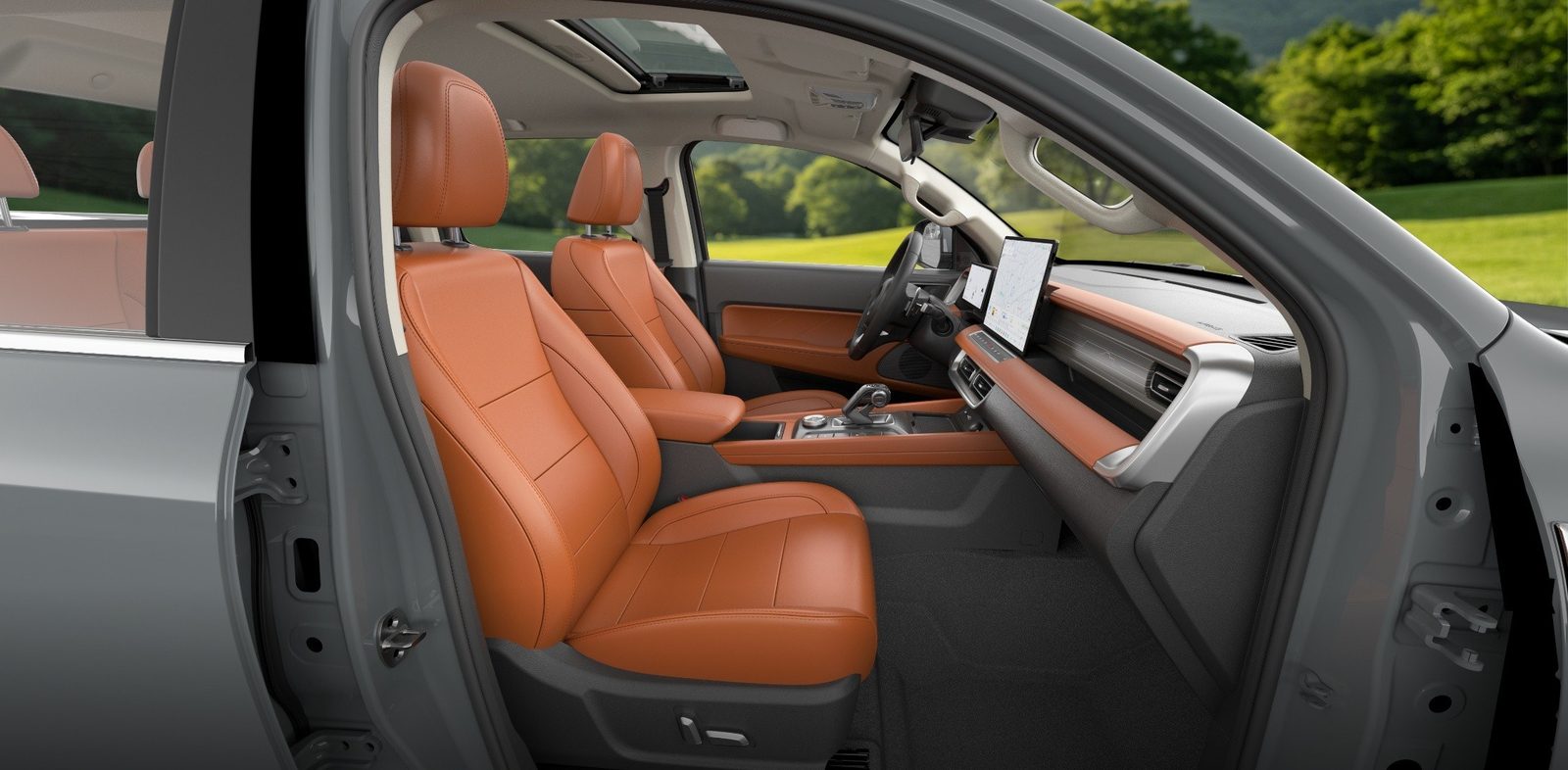 GWM Pickup Passenger Cannon Hi4-T PHEV 2026 — интерьер, front cabin, рынок China