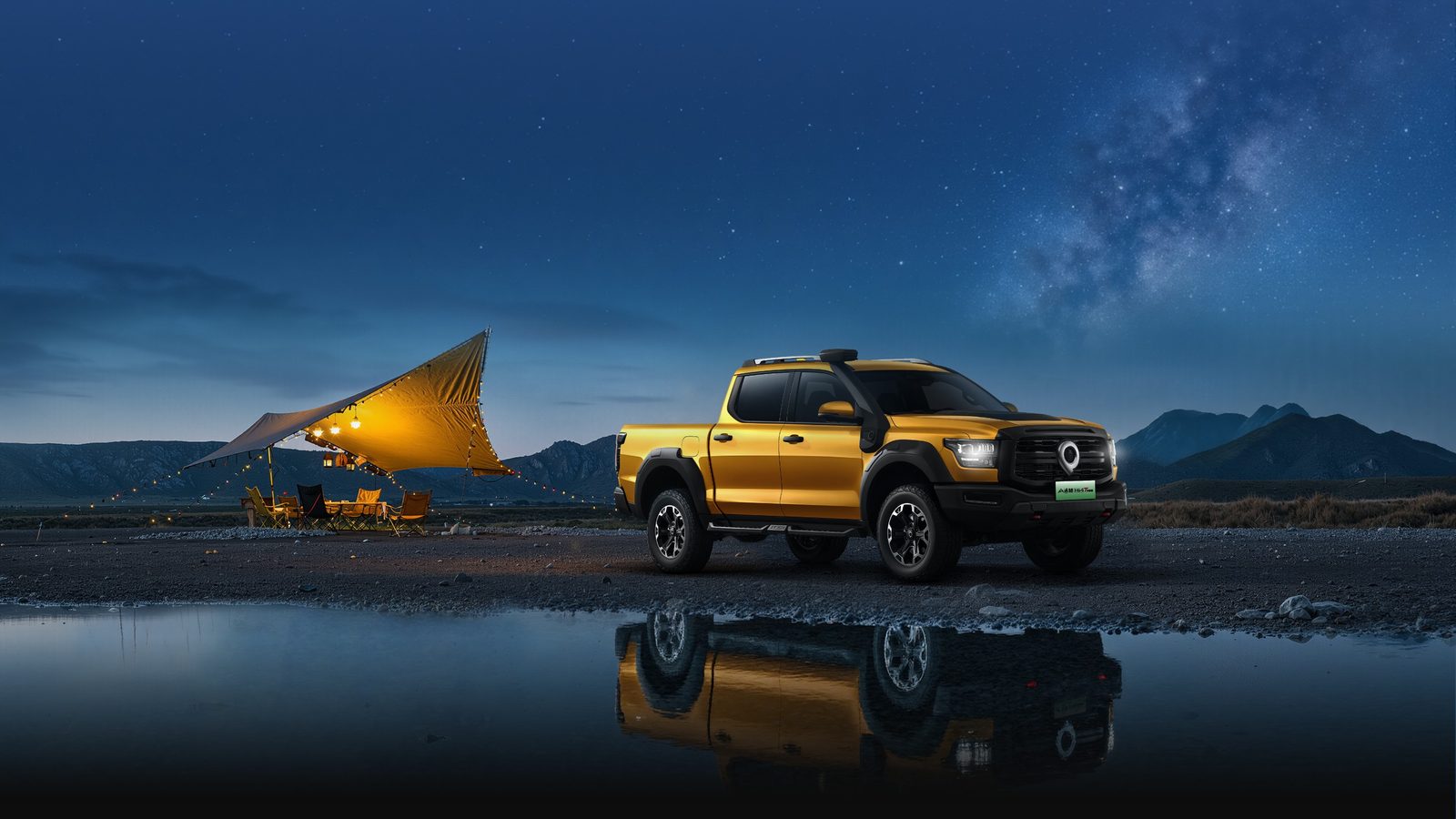 GWM Pickup Shanhai Cannon Hi4-T PHEV 2025 — экстерьер, camping lifestyle, рынок China