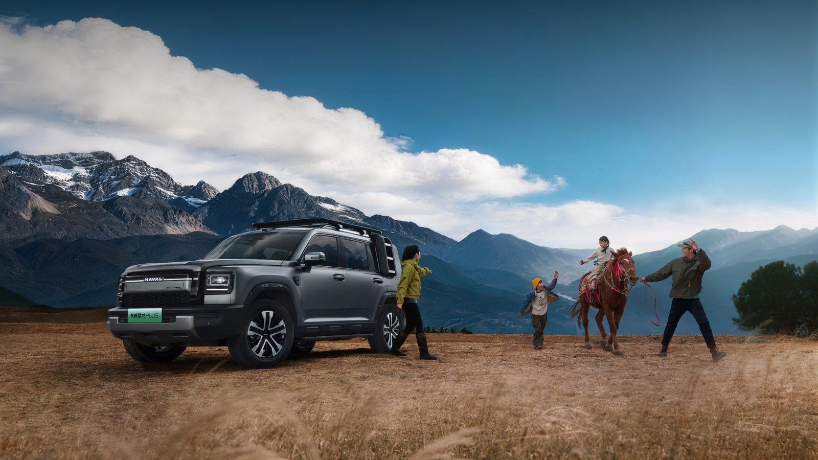 Haval Menglong PLUS PHEV 2026 — экстерьер, front 3q lifestyle, рынок China