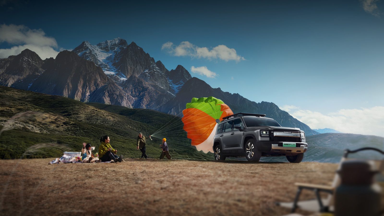 Haval Menglong PLUS PHEV 2026 — экстерьер, rear 3q lifestyle, рынок China