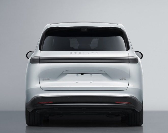 HIMA Xiangjie V8 EV / EREV — экстерьер, rear body detail white, рынок China 2026 MIIT / prelaunch