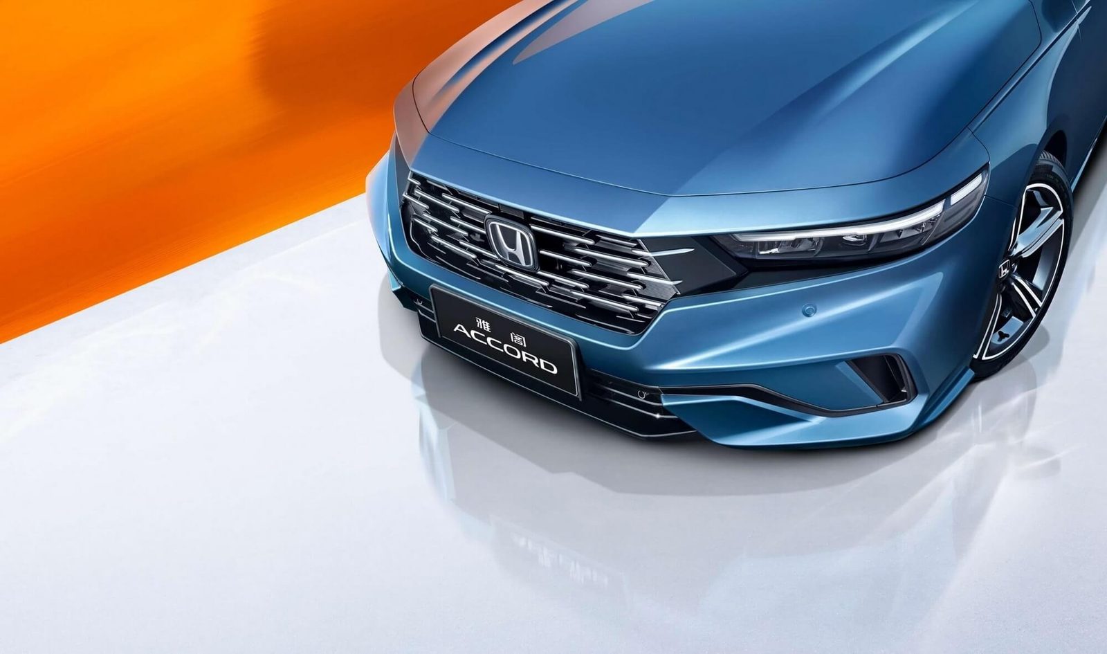 Honda Accord e:PHEV China 2023 — экстерьер, вид спереди 3/4, рынок china