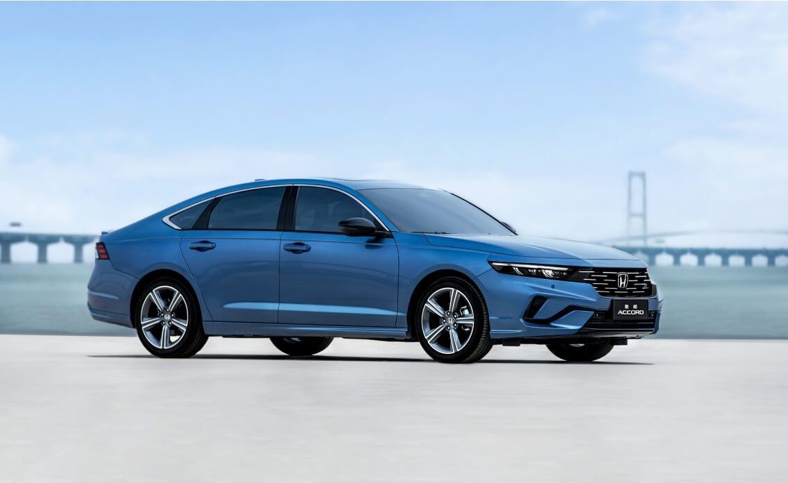 Honda Accord e:PHEV China 2023 — экстерьер, side road, рынок china