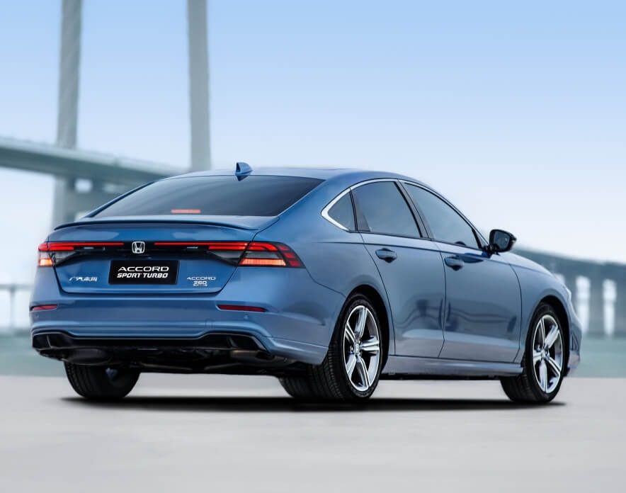 Honda Accord e:PHEV China 2023 — экстерьер, rear 3q bridge, рынок china