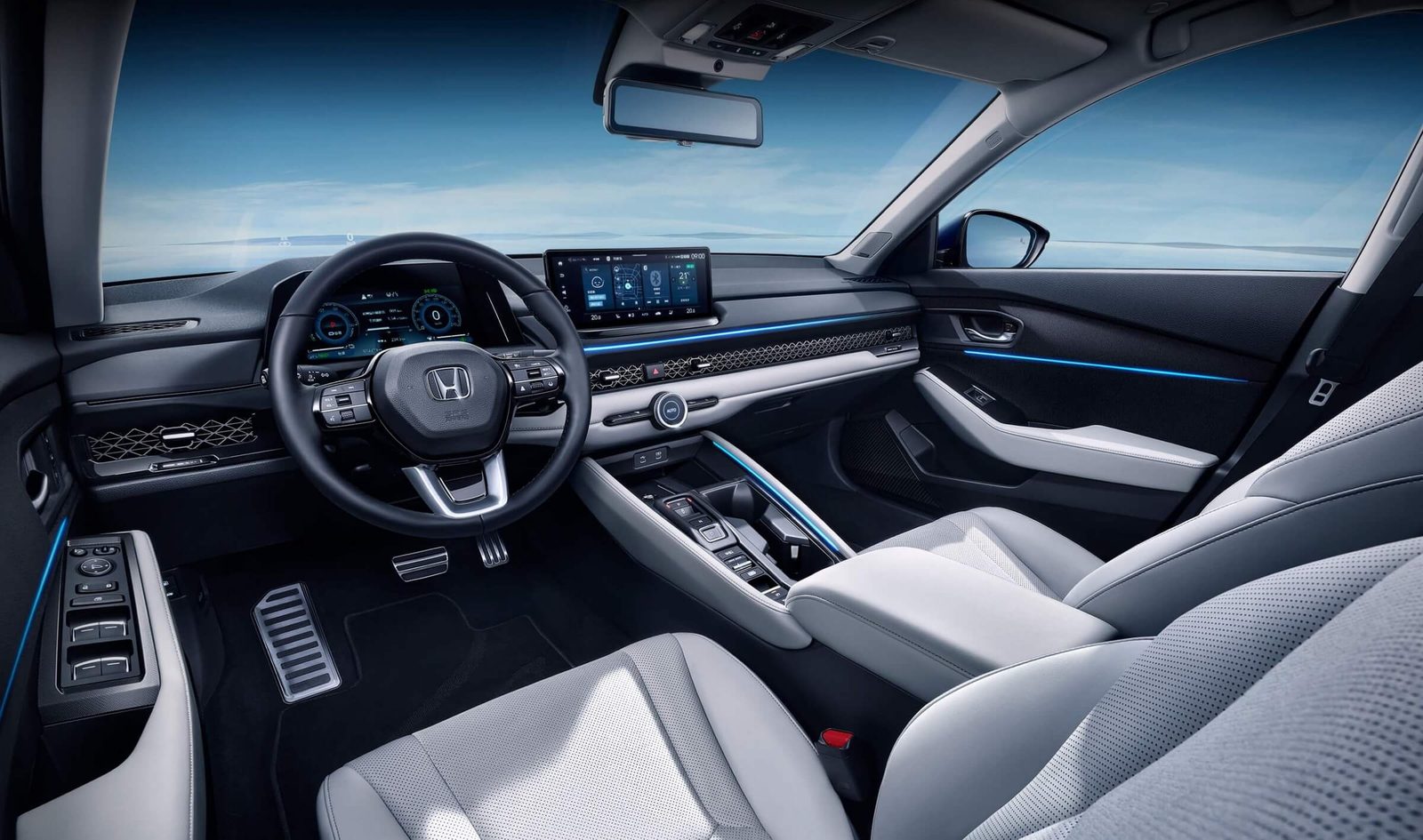 Honda Accord e:PHEV China 2023 — главное фото модели, интерьер, передняя панель, рынок china