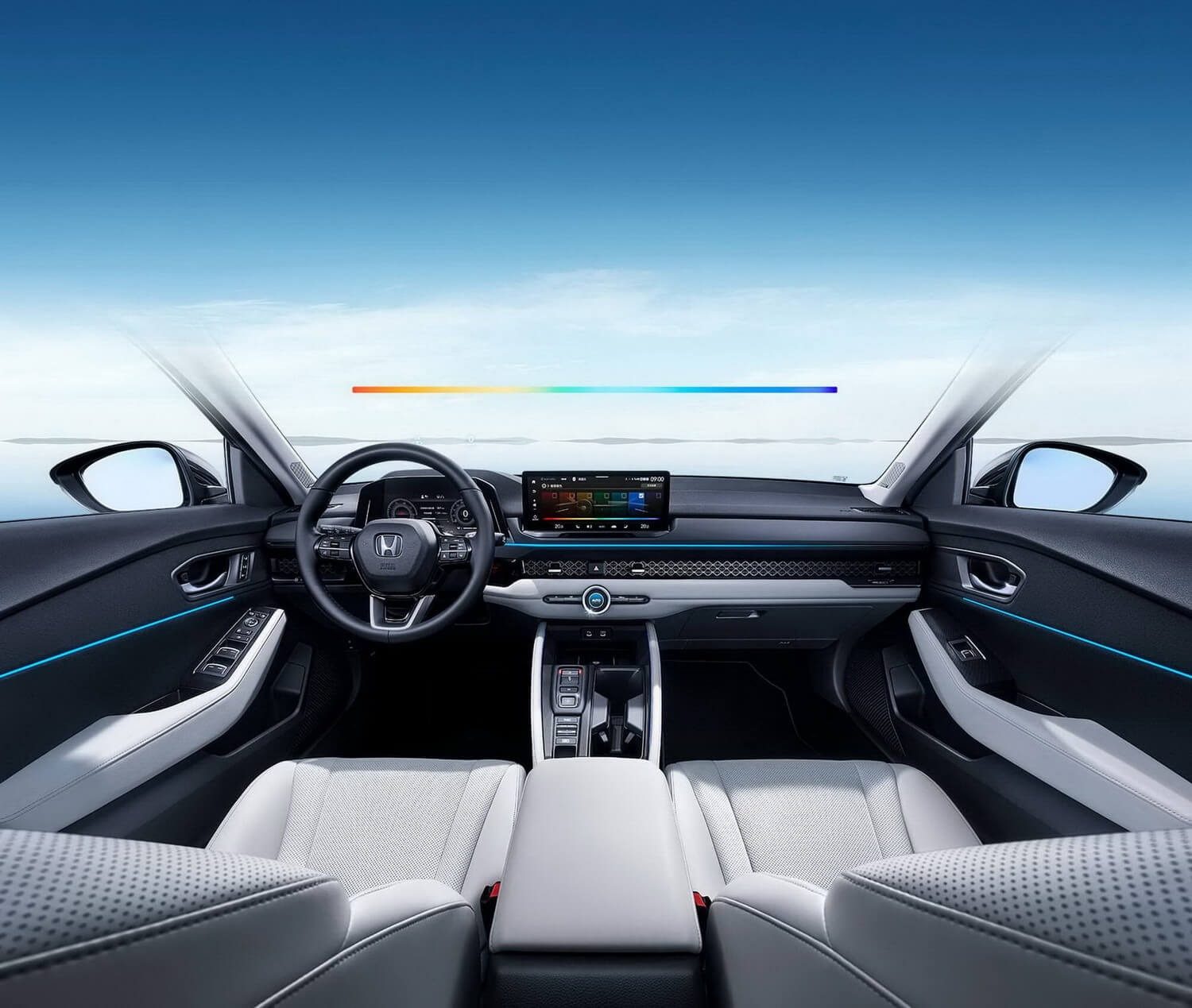Honda Accord e:PHEV China 2023 — интерьер, cabin wide, рынок china