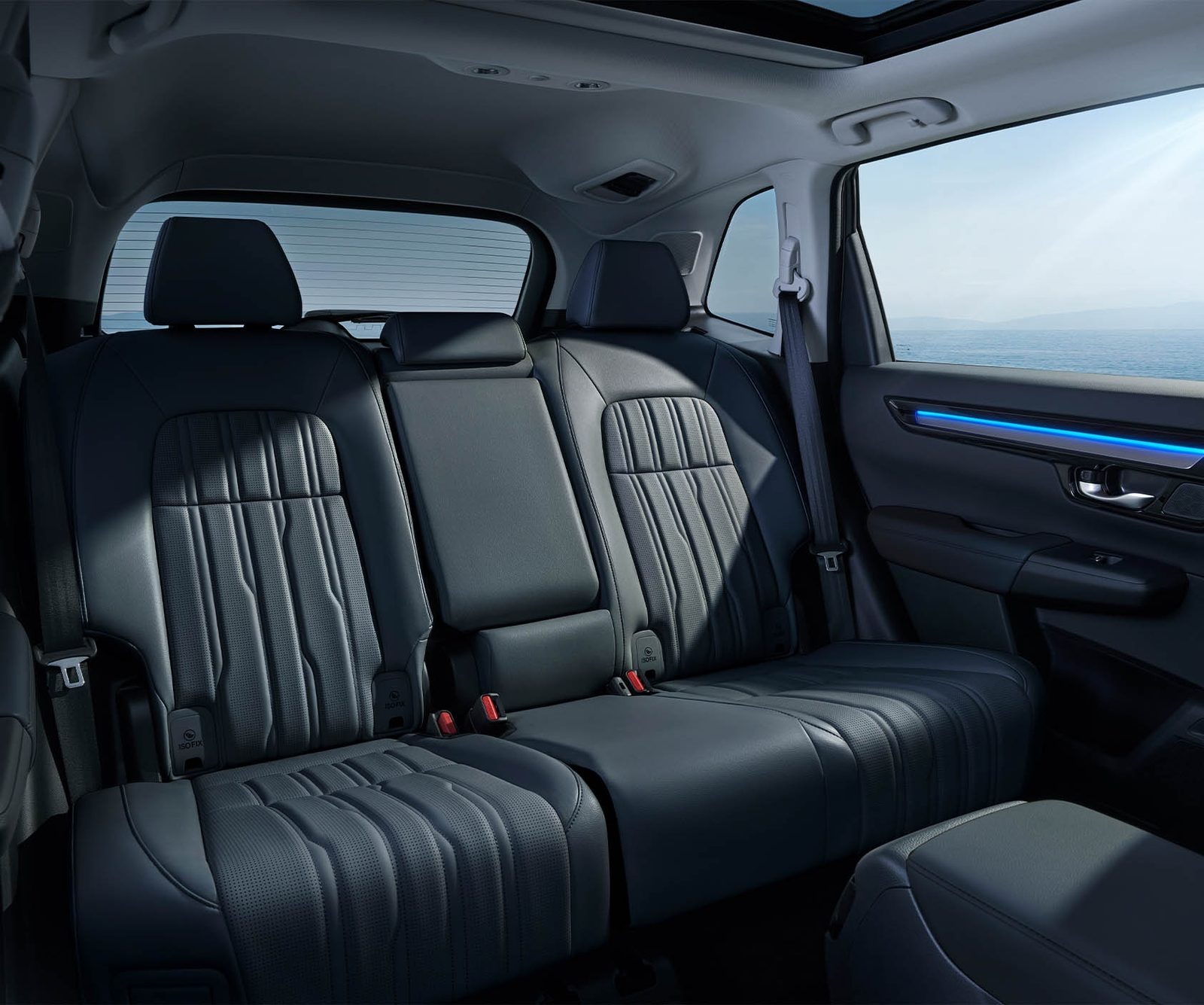 Honda CR-V / Breeze e:PHEV China 2023 — интерьер, второй ряд сидений, рынок china
